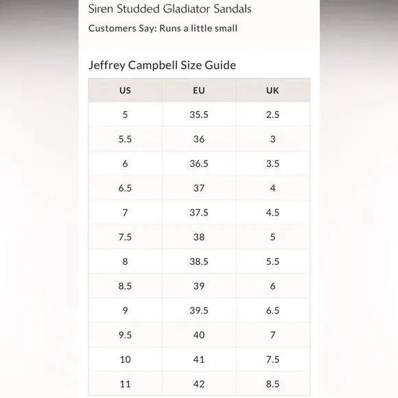 Jeffrey Campbell Black and Silver Gladiator Sandals/ size 8 - Picture 10 of 11